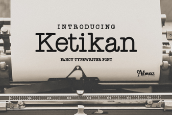 Artisanal Ketikan Font Design for Handmade Projects