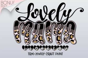 Crafting Heartfelt Messages with Lovely Mama Fonts