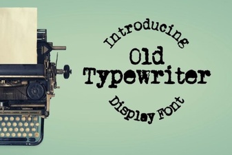 Designing with Vintage Typewriter Fonts