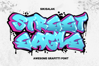 Street Eagle Font | Modern Graffiti Typography