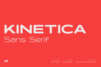 Unleash Motion & Style with the Kinetica Font