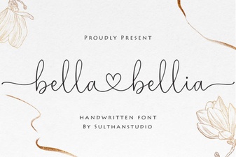 Bella Bellia Font: Elegant Design for Creative Projects
