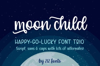 Moon Child Font for Modern Creative Projects