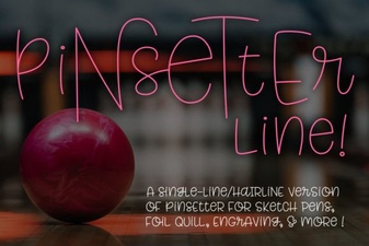 Single Line Fonts for Creative Design & Typography